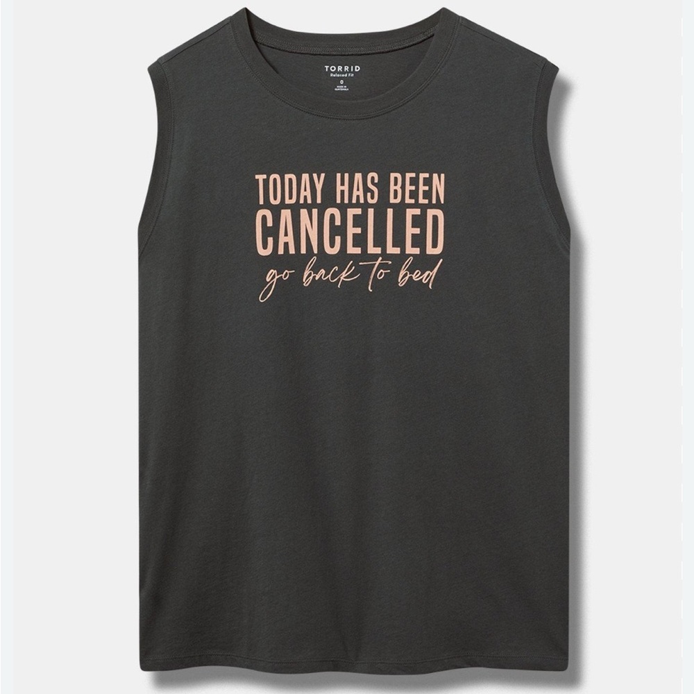 Torrid NWOT Heritage Cotton Crew Tank